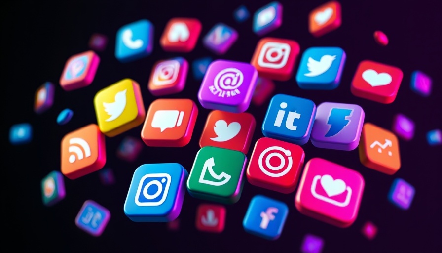 Voice Search Optimization app icons vibrant display dark background