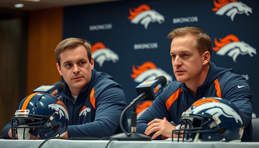 Broncos press conference discussing veteran receivers in free agency.