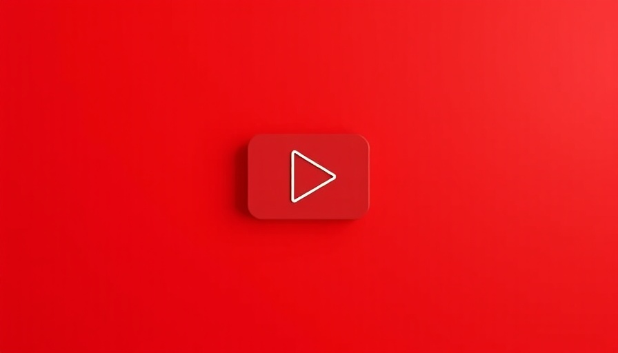 YouTube play button icon for PPC advertising campaigns.