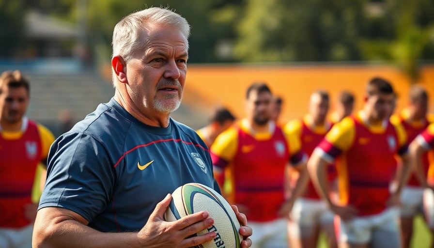 Rugby coach at Stormers playoffs training, Super Rugby.