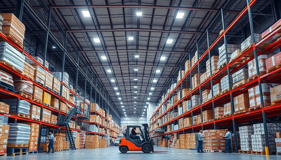 Modern warehouse with inventory - San Francisco warehousing solutions.