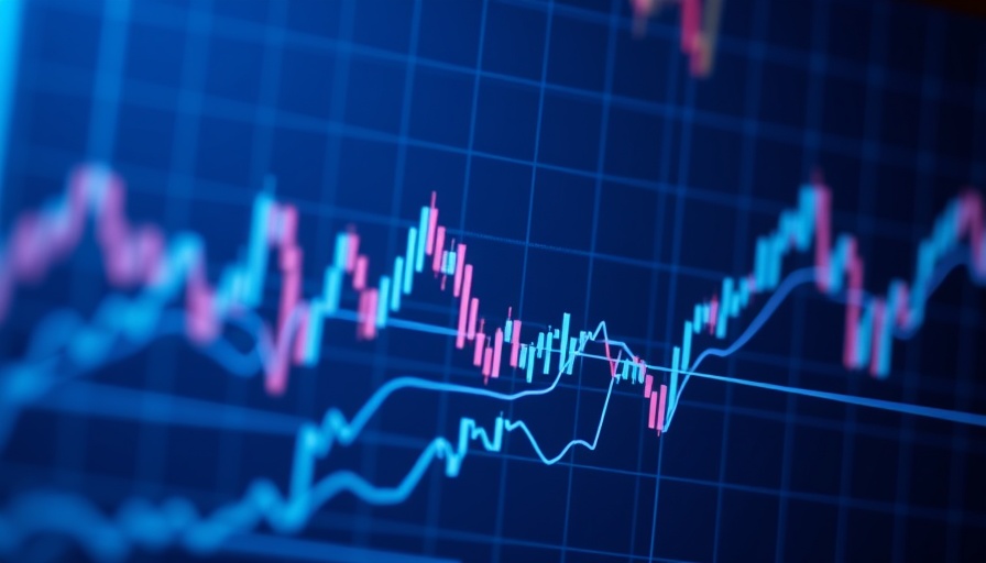 Financial chart analysis for new business trends.