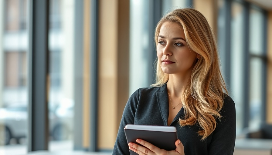 Contemplative woman holding pen, indicating high intelligence with unusual habits.