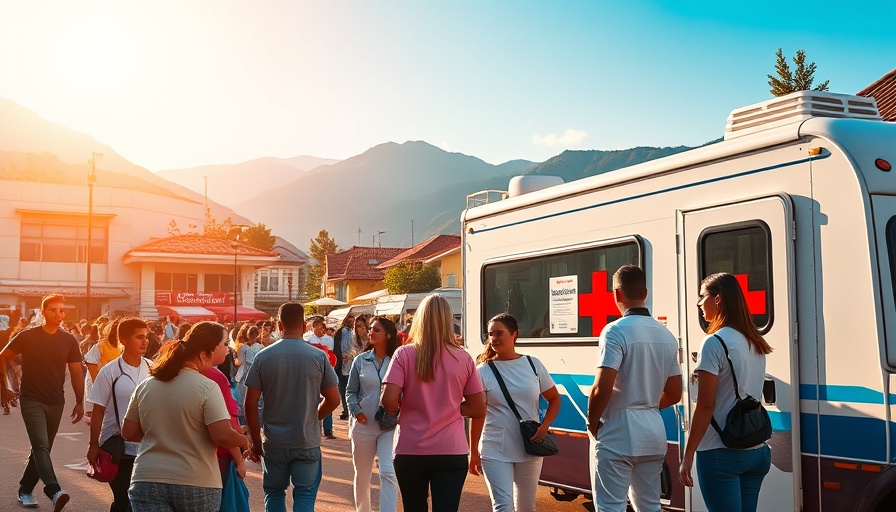 Community healthcare event exemplifying scalable brand management in healthcare.