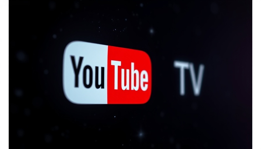 YouTube TV logo with a starry night background, symbolizing best video editing software for YouTube 2025.