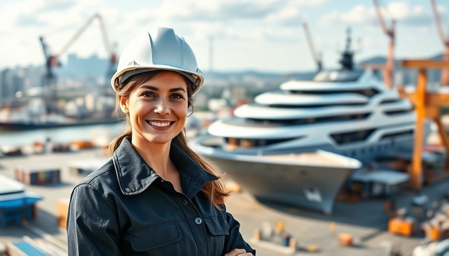 Luxury yachting experiences at a bustling shipyard.