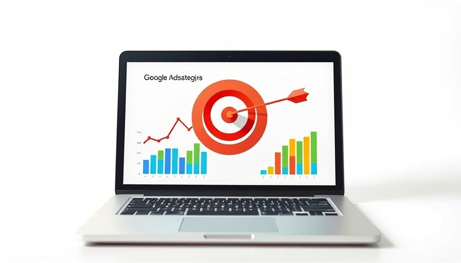 Google Ads bidding strategies illustration with graphs and data.