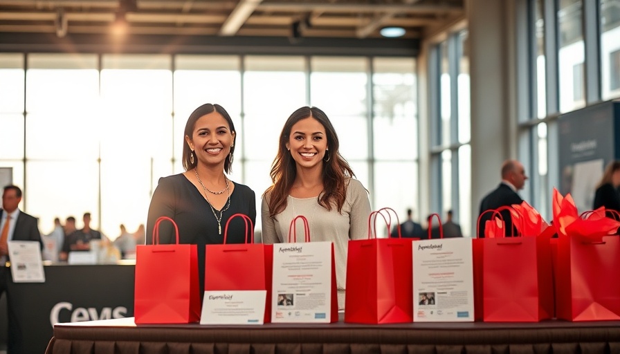 Women promoting addiction support for families at a community booth.