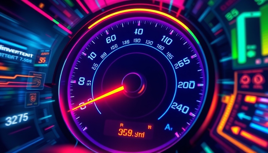Futuristic speedometer representing quick digital campaign launches.