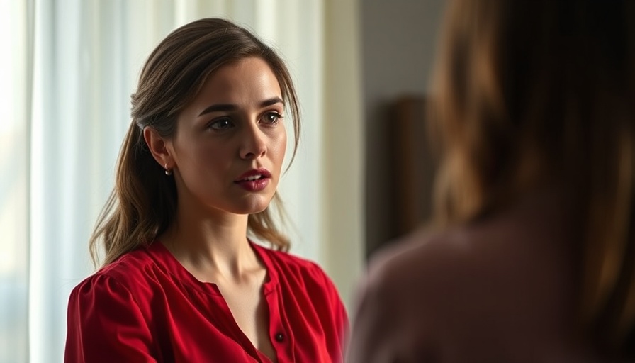 Attentive young woman converses indoors, highlighting Histrionic Personality Disorder.