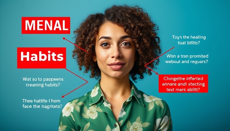 Woman teaching about mental habits, discounting the positive.