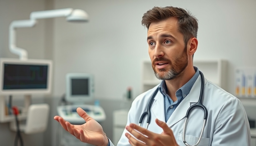 Pharmacist explaining sleep techniques in clinic setting