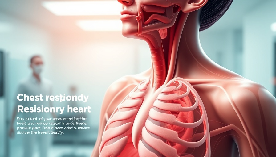 Anatomical illustration showing mucus clearance in sinus and chest.