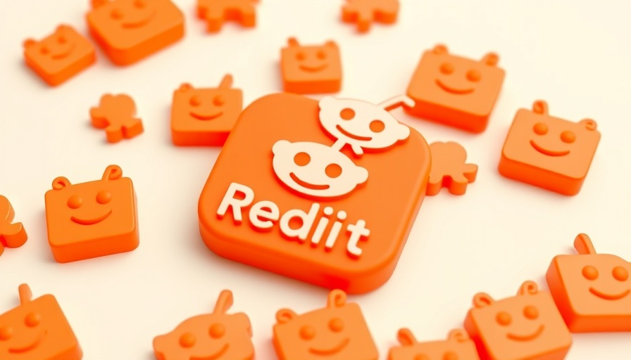 3D icons with Reddit logo, symbolizing SEO challenges in digital marketing.