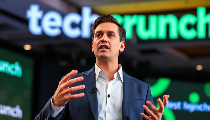 Speaker at TechCrunch event discussing robotics startup funding