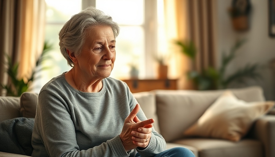 Compassionate woman discussing mental health support