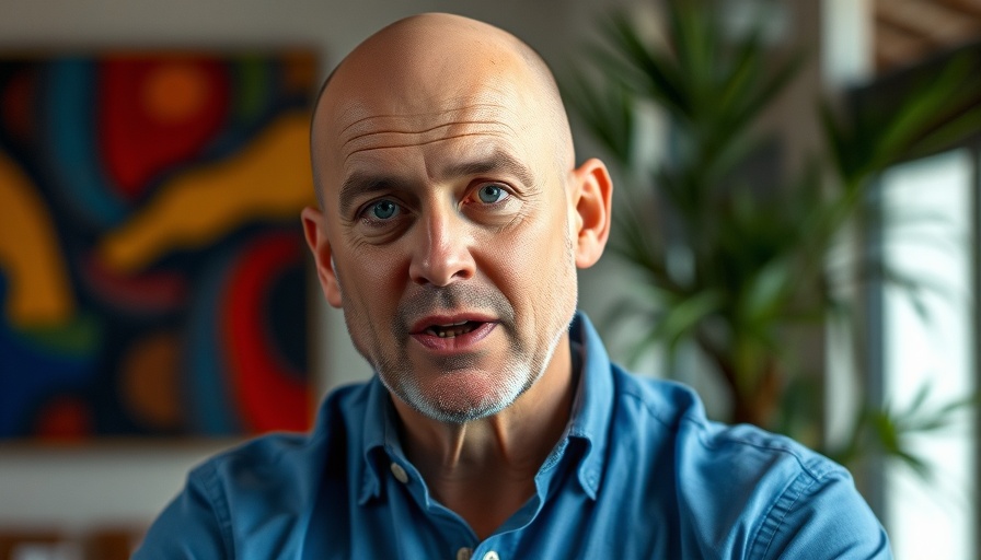 Middle-aged man discussing morning sugar trap consequences.