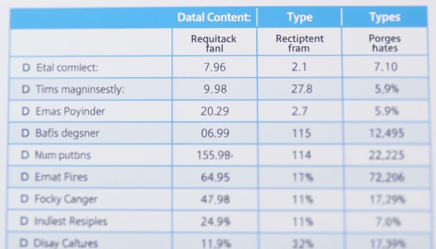 Informative table of email marketing tactics rankings.