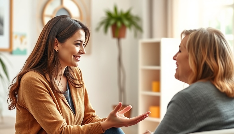 Journey of a counselling psychologist discussing with client in bright office.