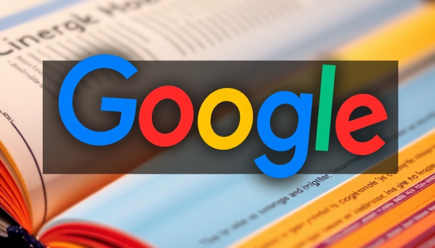 Colorful book pages with Google logo, indicating search pagination.