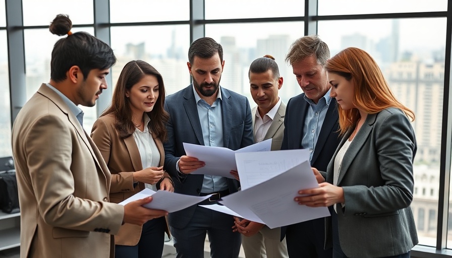 Professionals reviewing logistics for choosing a service provider.