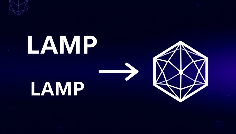 Migrating from LAMP to MERN visual explanation graphic.