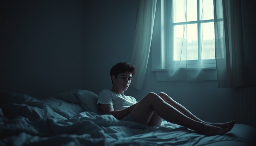 Young adult in dim room, highlighting substance abuse awareness.