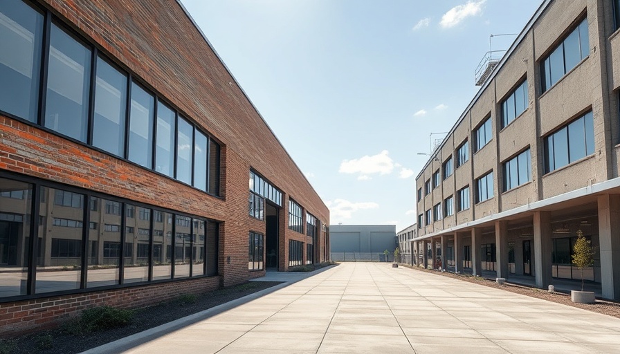 Premium commercial property opportunities in modern industrial architecture.