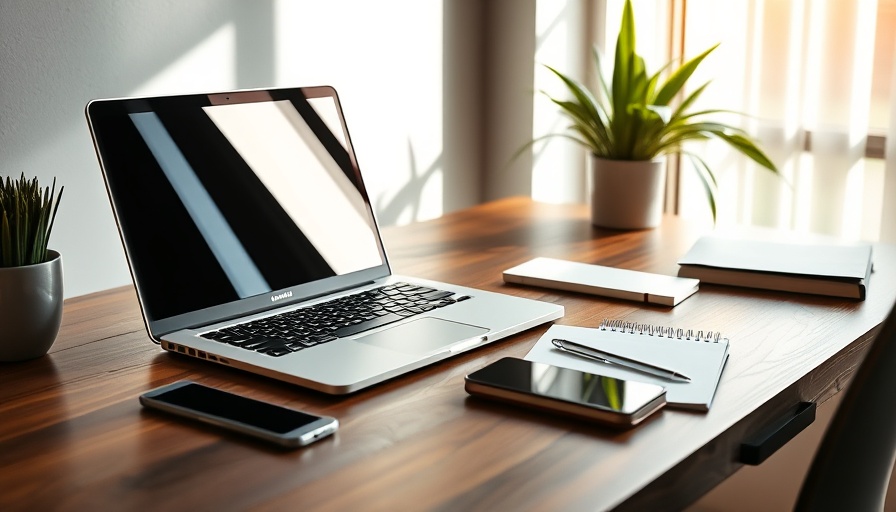 Modern workspace setup for hiring a virtual assistant.