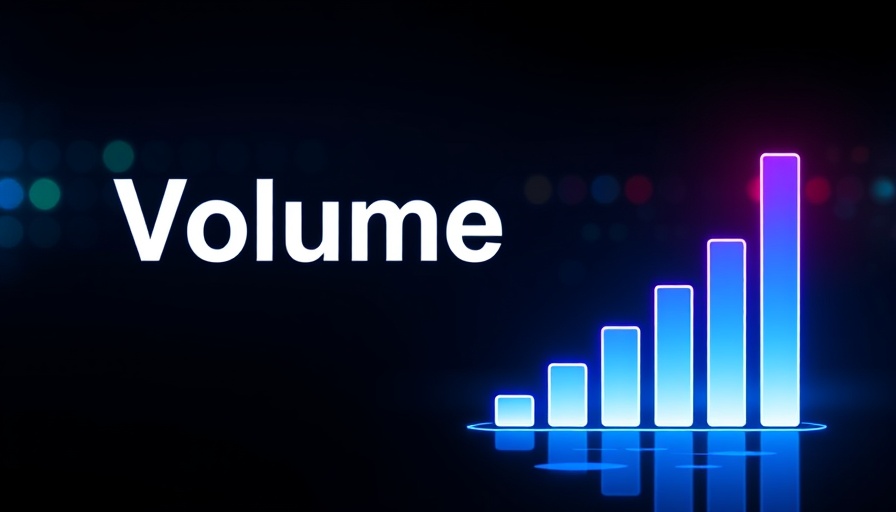 AI in Marketing visual concept with volume icons and text.