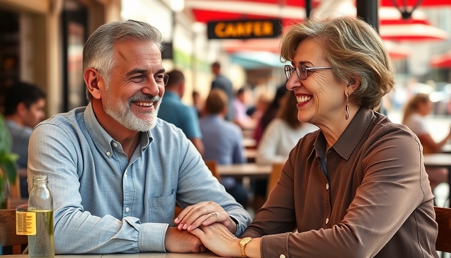 Connect with compatible forty plus singles at a vibrant cafe.