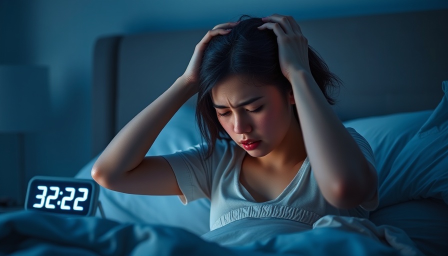 Woman experiencing insomnia due to eating disorder, sleep quality in eating disorders concept.