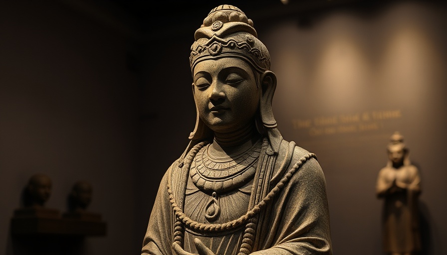 Serene stone statue symbolizing inner peace, substance abuse recovery.