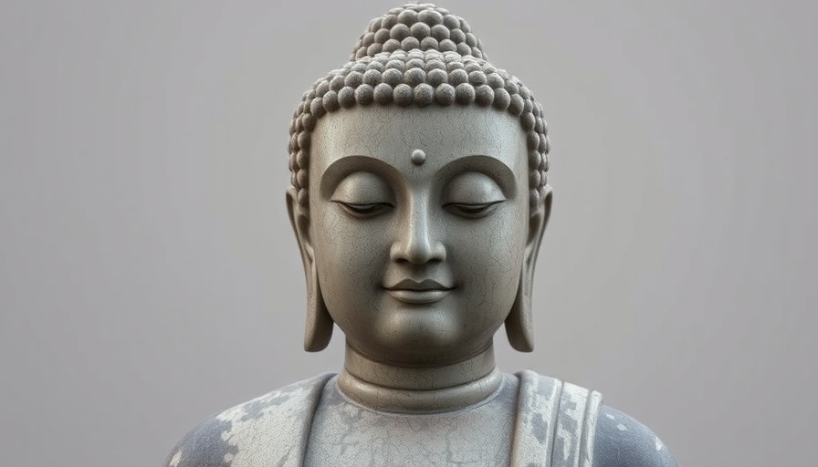 Ancient Buddha statue related to the Diamond Sutra.