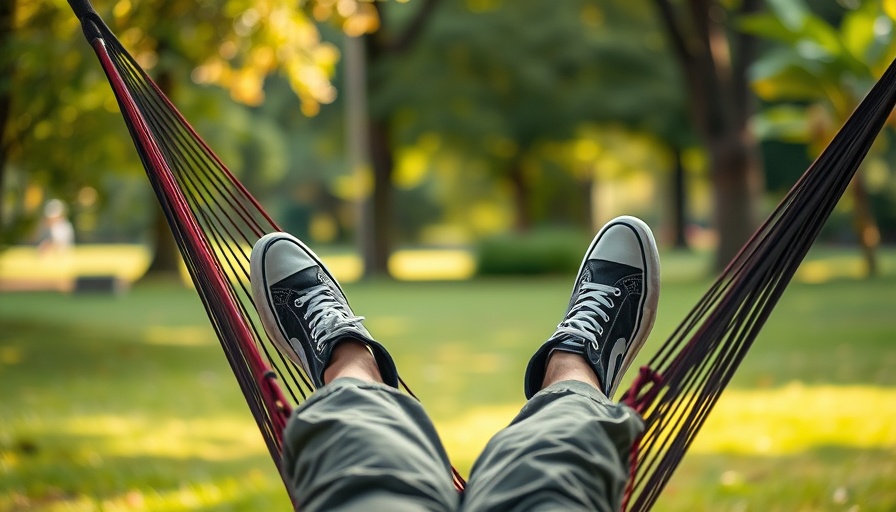 Person relaxing in hammock, showing relaxation techniques for anxiety management.
