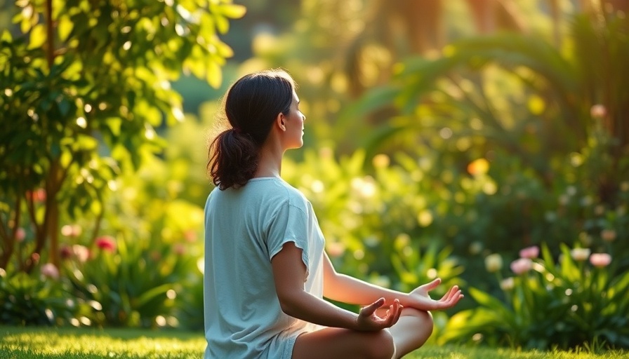 Serene meditation in nature symbolizing substance abuse recovery