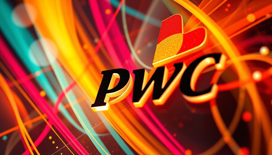 PwC Split French-speaking Africa Arm logo display with abstract lines.