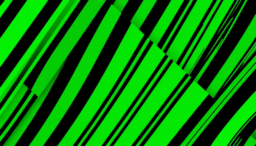 Abstract email marketing tactics design with colorful stripes.