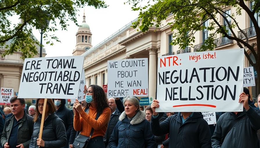 Protesters demand Chagos Island sovereignty deal rights involvement.