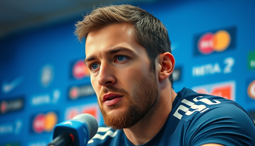 Mamelodi Sundowns player at Champions League press conference.