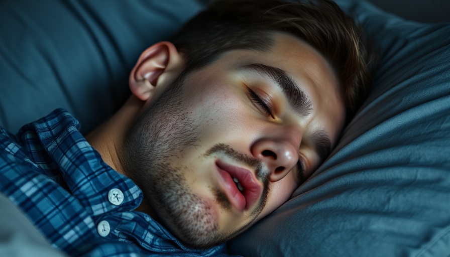 Man asleep with open mouth, related to sleep apnea screenings.