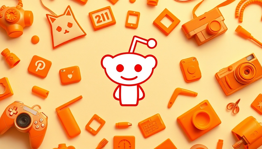 Reddit logo among orange icons for keeping track of my websites.