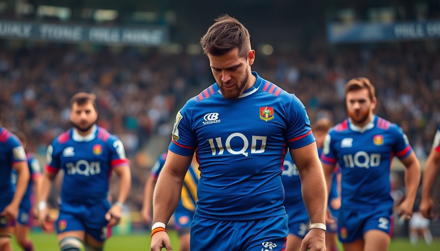 Stormers player looking down, walking off field, player suspension.