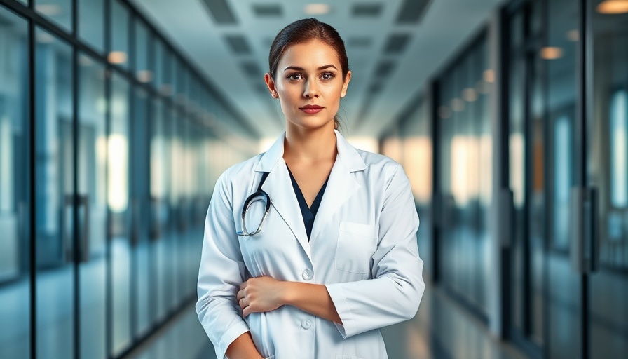 Professional focus on women's sleep health, expert in medical environment.