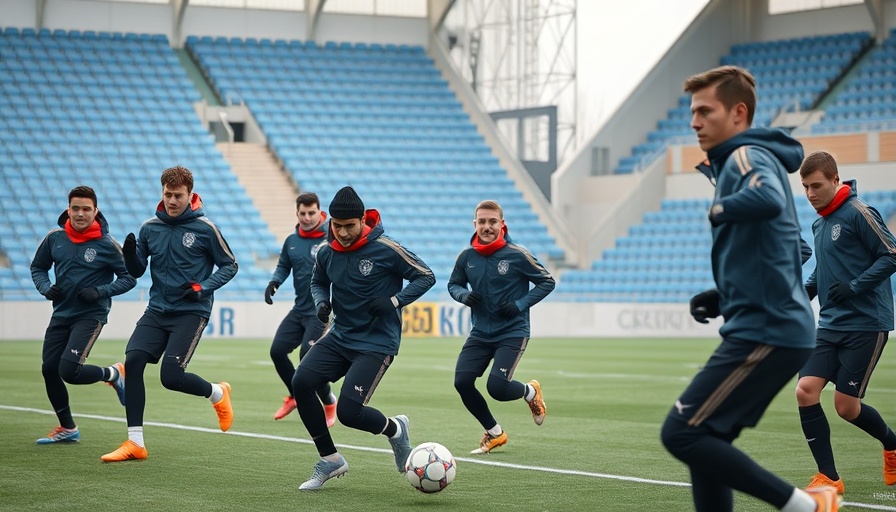 Real Madrid and Valencia match preview featuring players training.
