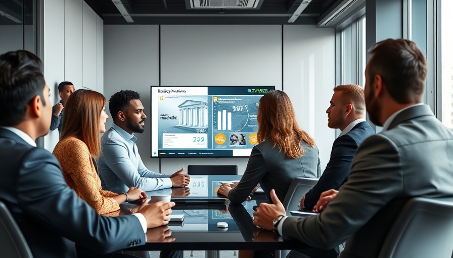 Connected Banking Summit Innovation conference with professionals in a modern meeting.