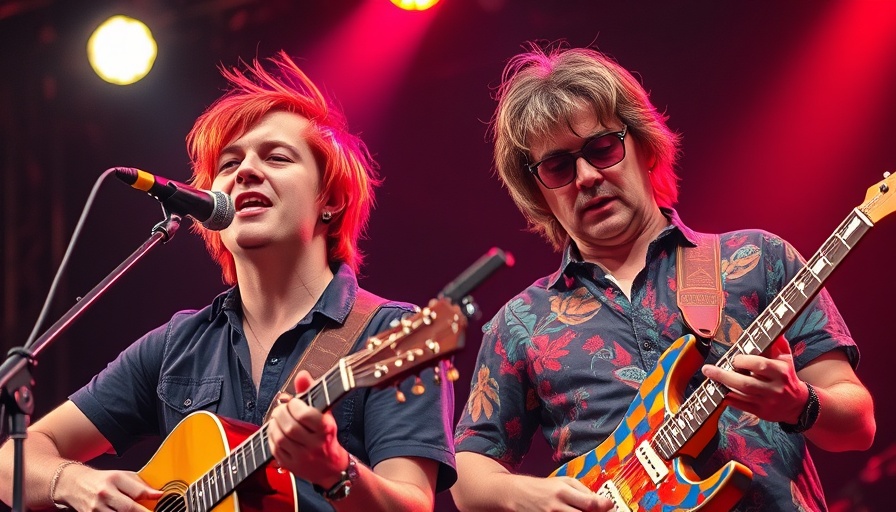 Coachella lineup 2023 performers on stage with instruments.