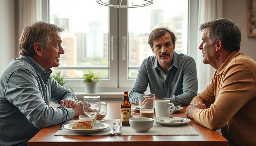 Family arguing at breakfast table, becoming the parent you swore you’d never be.