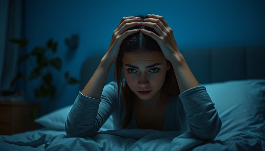 Worried woman in bed showing signs someone isn’t actually healing