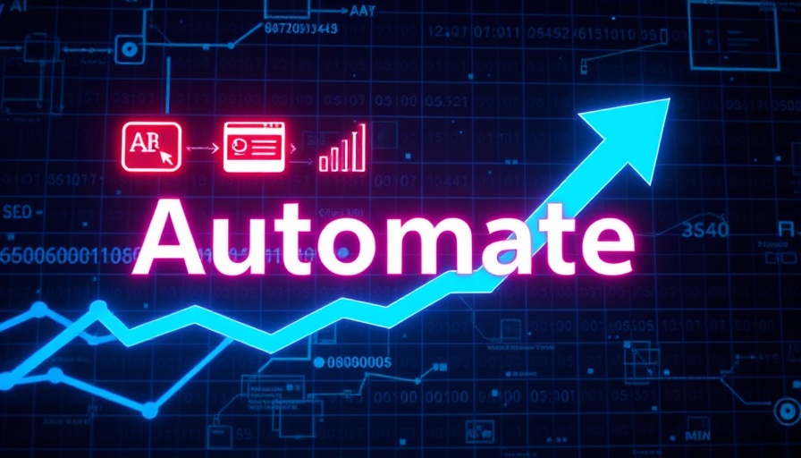 Futuristic digital graphic illustrating AI in SEO automation.